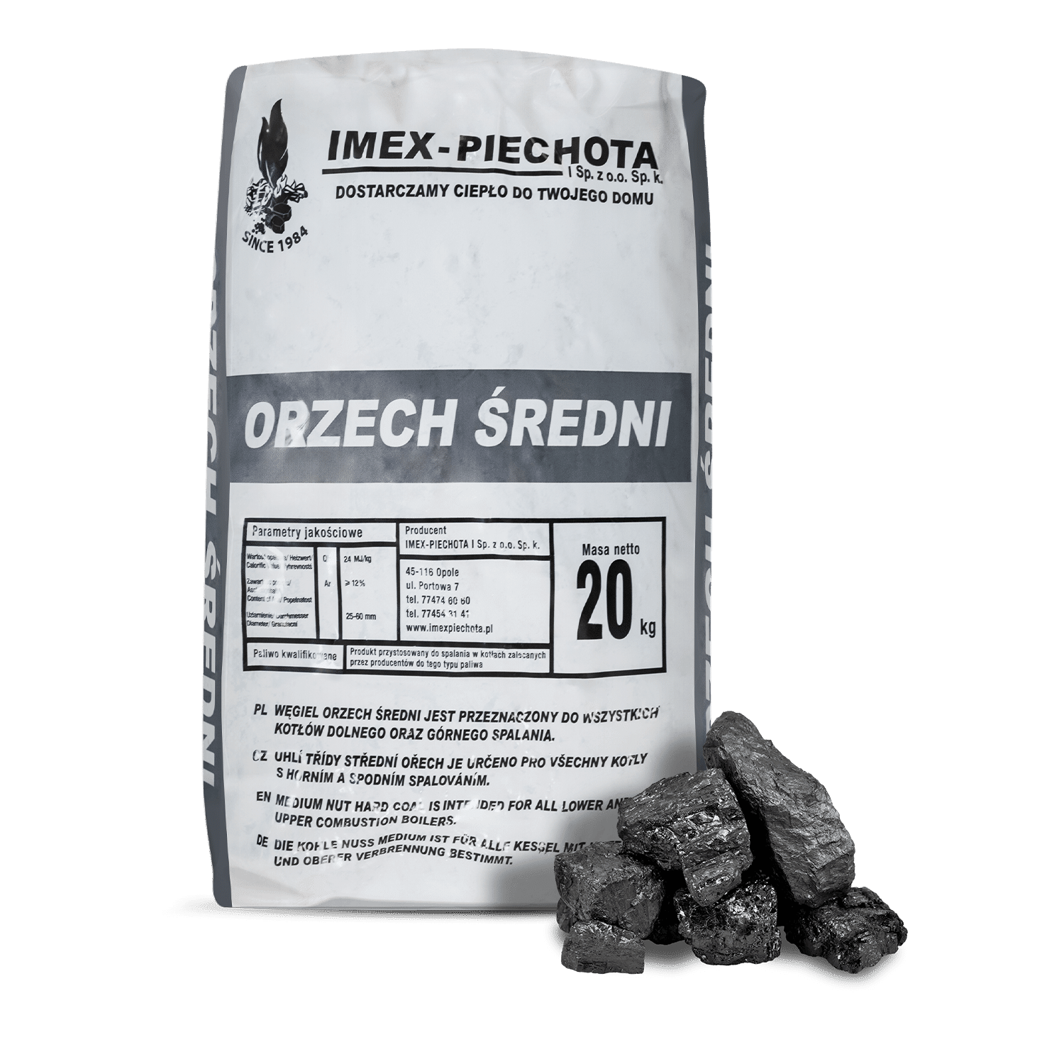 CSC20 Steinkohle Nuss 2 Verpackung Haufen rechts