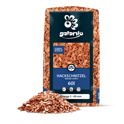 MHO60 Hackschnitzel orange Vepackung Haufen links