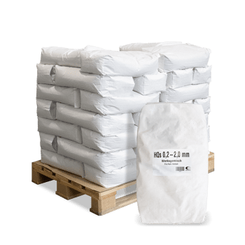 SSG25 Quarzsand 0,2 2,0mm 25kg 40er Palette Verpackung min