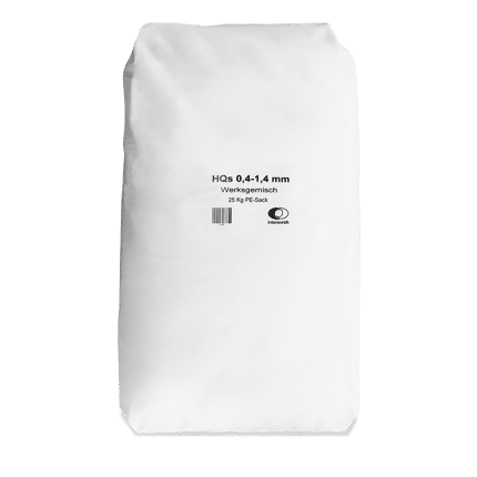 QSB25 Quarzsand 0,4 1,4mm 25kg Verpackung