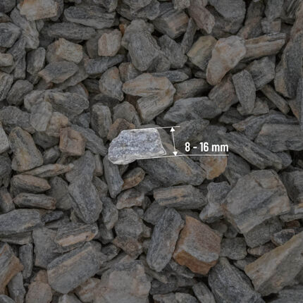 SRF10 Gneiss Splitt kaschiert 8 16mm Abmessung