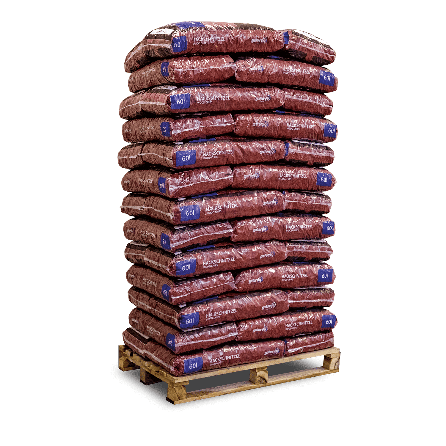 MHR60 Hackschnitzel Rot 39er Palette