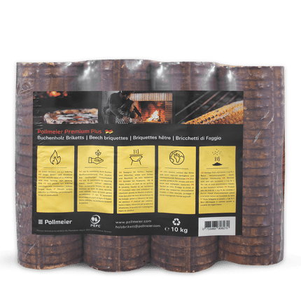 BPP10 Premium Plus Buchenholz Briketts 10kg Verpackung min