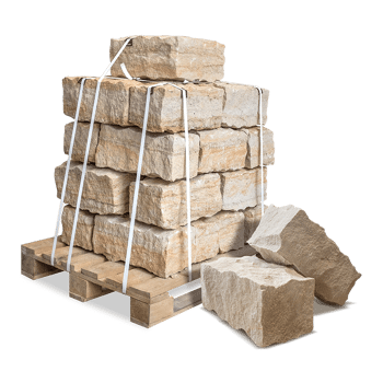 Sandstein Mauersteine 40*20*20 » gebrochen «