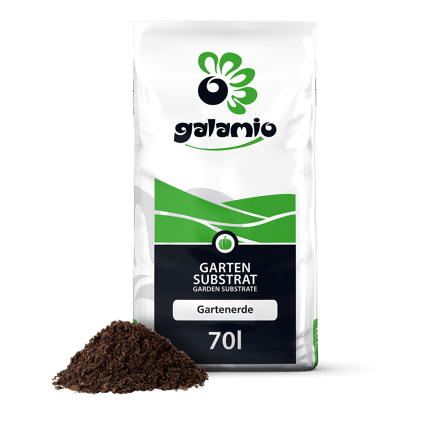 Gartenerde SGE70 Gartenerde 70l Verpackung Haufen links