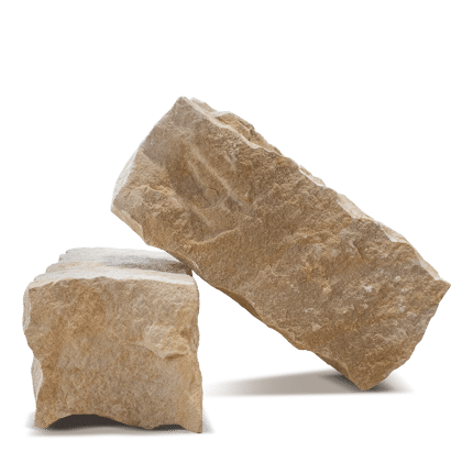 Sandstein Randsteine 40*20*15 » gespalten «