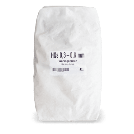 QSA25 Quarzsand 0,3 0,8mm 25kg Verpackung min