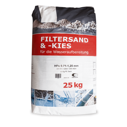 QSF25 Filtersand Verpackung
